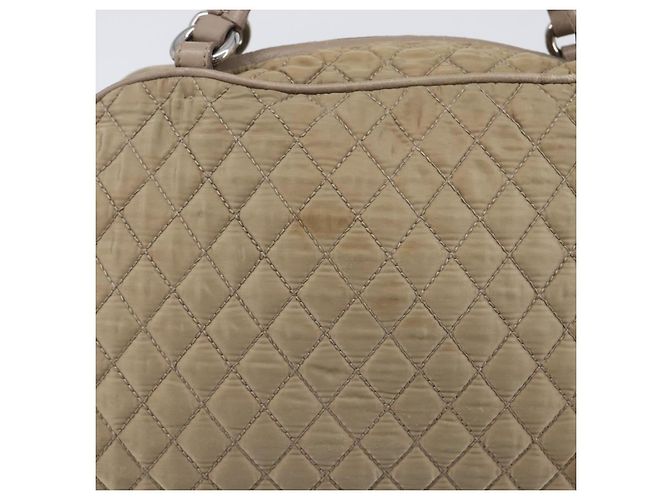 Borsa Salvatore Ferragamo Vala Nylon Brown Silver Auth hk4011 Marrone Argento - vista 4