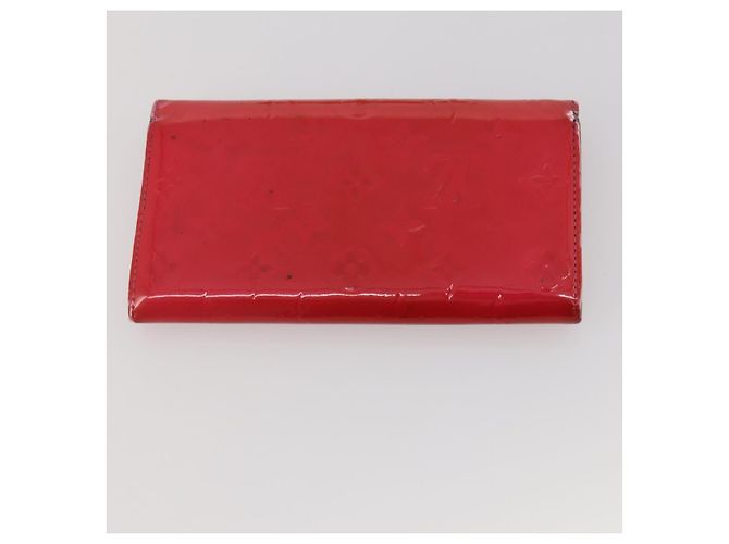 LOUIS VUITTON Monogram Vernis Epi Wallet 4 Set Red Beige Brown LV Auth BA14267 Marrone Rosso - vista 17