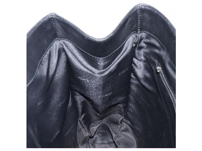 Borsa Tote LOEWE Canvas PVC Black Silver Auth bs36953 Nero Argento - vista 20