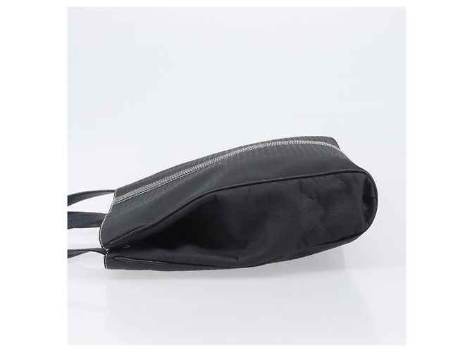 Borsa Tote LOEWE Canvas PVC Black Silver Auth bs36953 Nero Argento - vista 4