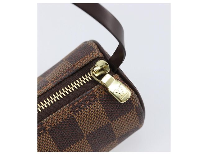 LOUIS VUITTON Damier Ebene Papillon Pouch LV Auth 199885A - vista 10