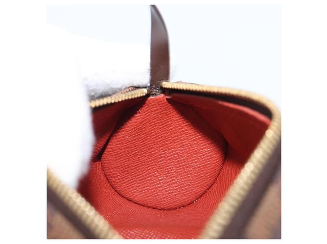 LOUIS VUITTON Damier Ebene Papillon Pouch LV Auth 199885A - vista 18