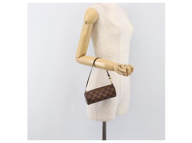 LOUIS VUITTON Damier Ebene Papillon Pouch LV Auth 199885A - vista 19