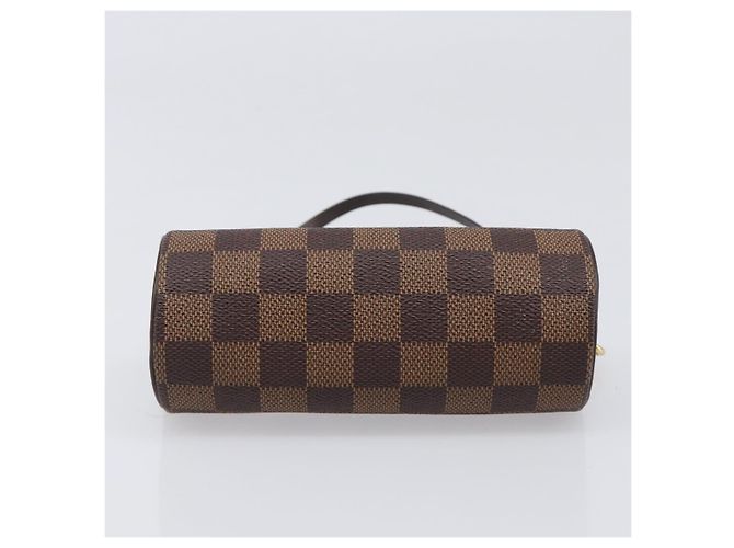 LOUIS VUITTON Damier Ebene Papillon Pouch LV Auth 199885A - vista 5