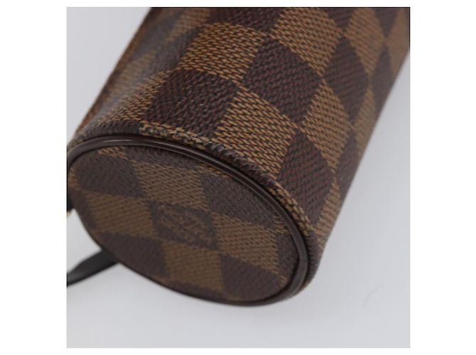 LOUIS VUITTON Damier Ebene Papillon Pouch LV Auth 199885A - vista 9