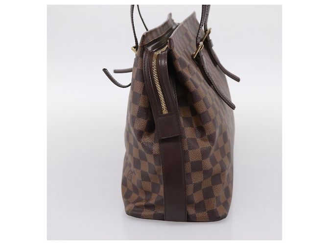 Borsa Tote Chelsea LOUIS VUITTON Damier Ebene N51119 LV Auth 199901A - vista 3