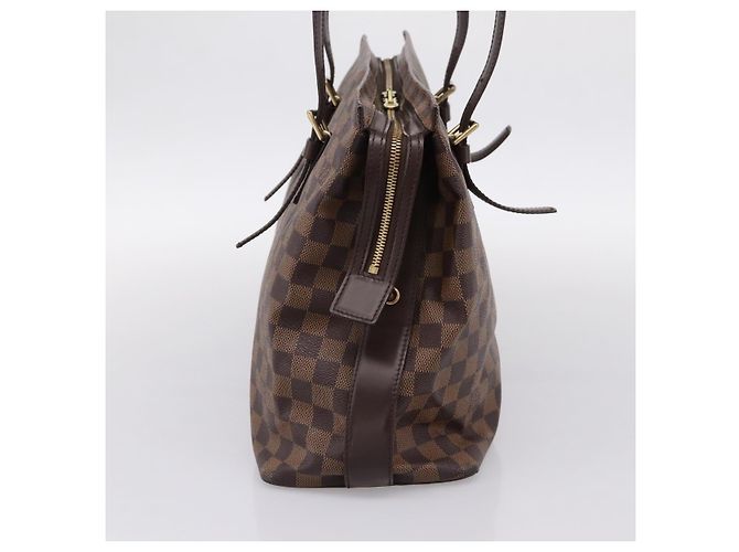 Borsa Tote Chelsea LOUIS VUITTON Damier Ebene N51119 LV Auth 199901A - vista 4
