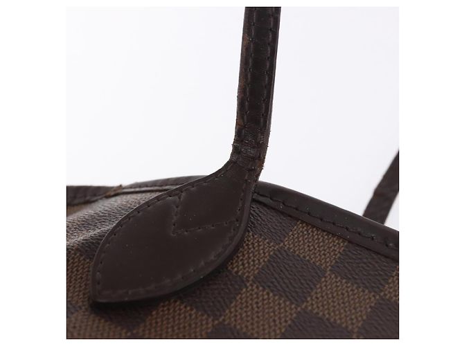 Borsa Tote LOUIS VUITTON Damier Ebene Neverfull MM N51105 LV Auth 199984 - vista 10