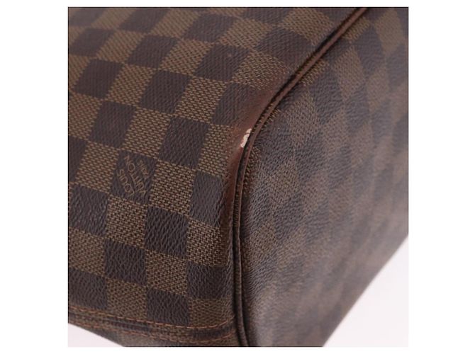 Borsa Tote LOUIS VUITTON Damier Ebene Neverfull MM N51105 LV Auth 199984 - vista 19