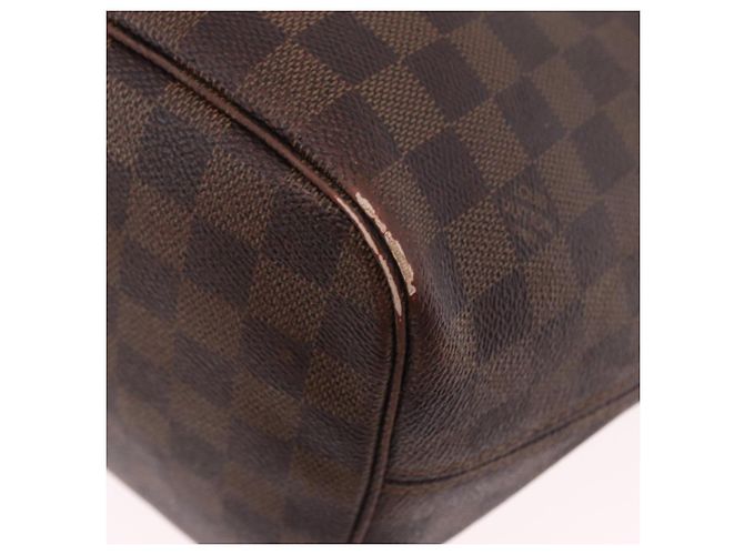 Borsa Tote LOUIS VUITTON Damier Ebene Neverfull MM N51105 LV Auth 199984 - vista 20