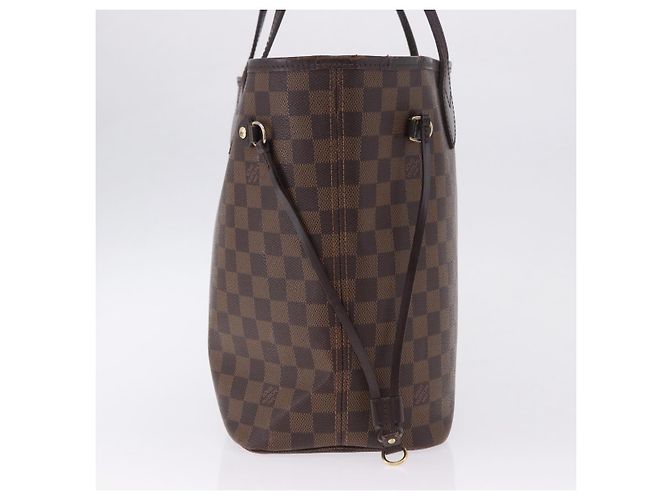 Borsa Tote LOUIS VUITTON Damier Ebene Neverfull MM N51105 LV Auth 199984 - vista 6