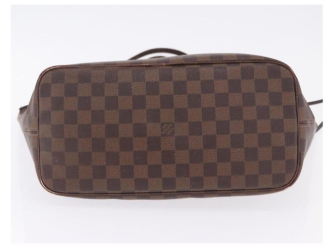 Borsa Tote LOUIS VUITTON Damier Ebene Neverfull MM N51105 LV Auth 199984 - vista 7