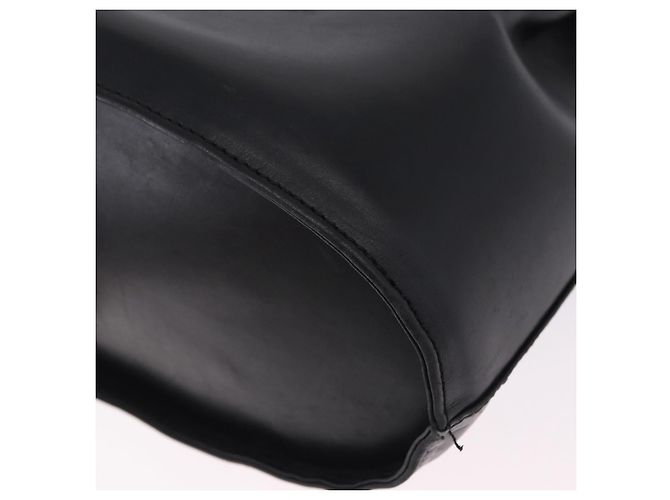 Borsa a tracolla Salvatore Ferragamo Gancini in pelle nera e oro Auth 202100 Nero - vista 13