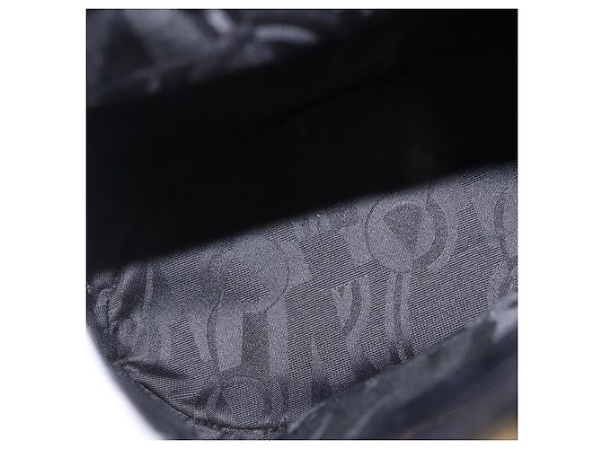 Borsa a tracolla Salvatore Ferragamo Gancini in pelle nera e oro Auth 202100 Nero - vista 16