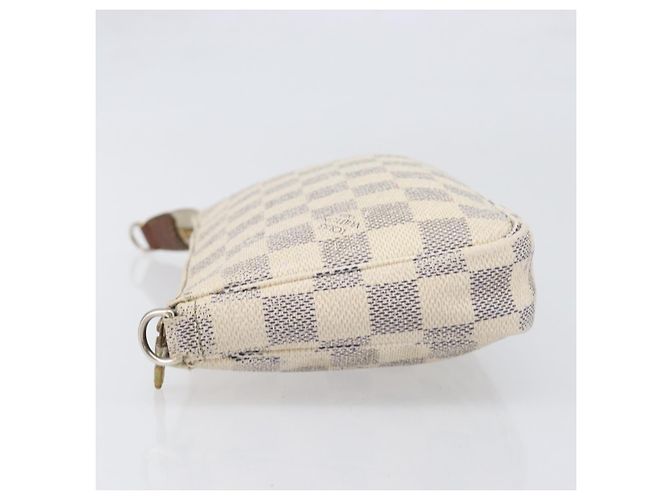 LOUIS VUITTON Damier Azur Pochette Accessoires Pouch N51986 LV Auth bs36995 - vista 4