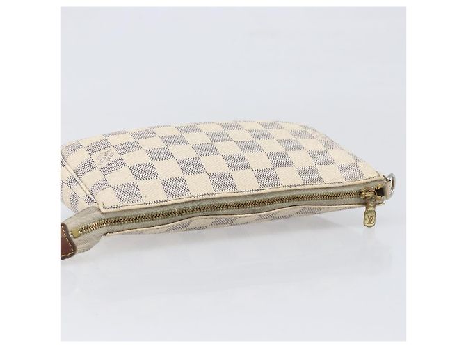 LOUIS VUITTON Damier Azur Pochette Accessoires Pouch N51986 LV Auth bs36995 - vista 5