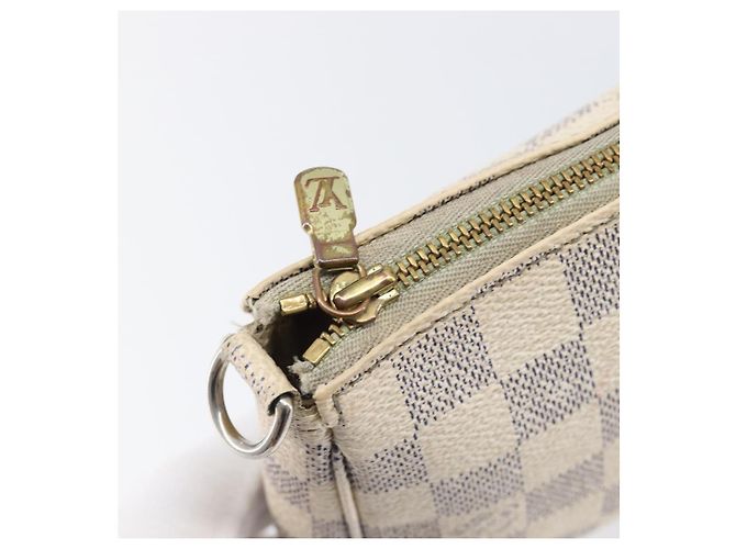 LOUIS VUITTON Damier Azur Pochette Accessoires Pouch N51986 LV Auth bs36995 - vista 9