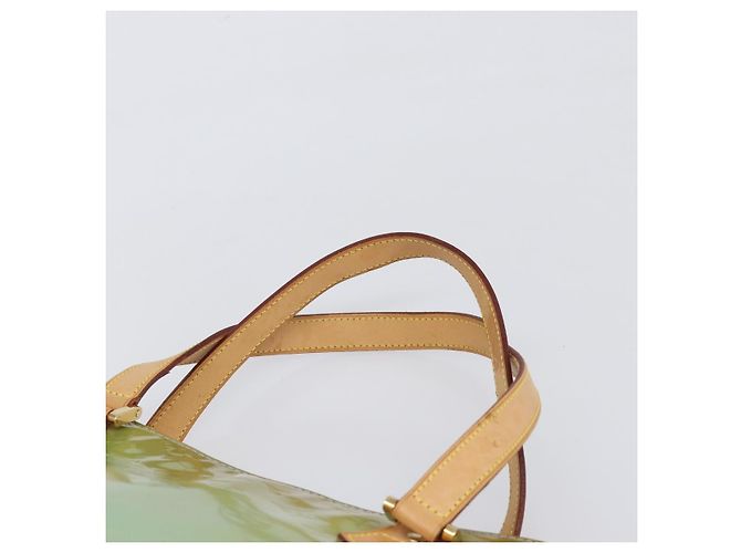 LOUIS VUITTON Monogram Vernis Houston Hand Bag Baby Blue M91005 LV Auth hk4034 Blu chiaro - vista 8