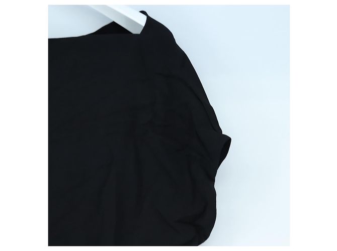 Salvatore Ferragamo Abito Camicia in Rayon 38 Nero Auth 199904V - vista 10