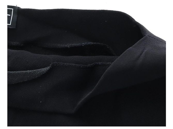Salvatore Ferragamo Abito Camicia in Rayon 38 Nero Auth 199904V - vista 14