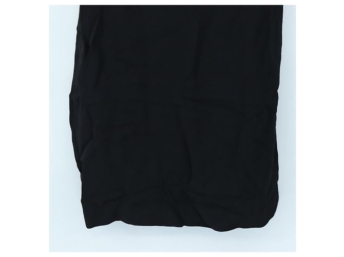 Salvatore Ferragamo Abito Camicia in Rayon 38 Nero Auth 199904V - vista 6