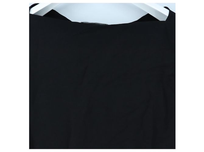 Salvatore Ferragamo Abito Camicia in Rayon 38 Nero Auth 199904V - vista 9
