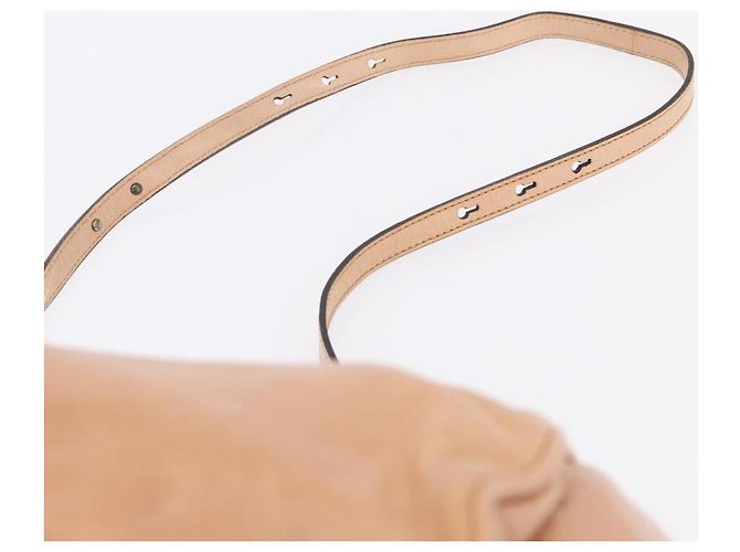 Chloé Borsa a mano Chloe Etel in pelle 2way Beige Gold Auth ka5954A D'oro - vista 10