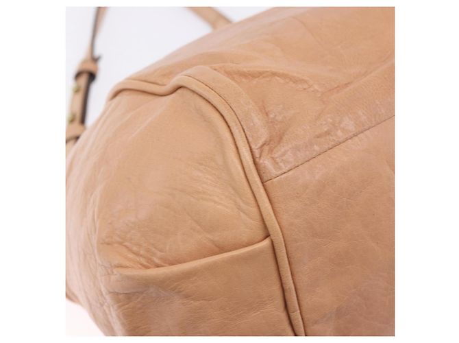 Chloé Borsa a mano Chloe Etel in pelle 2way Beige Gold Auth ka5954A D'oro - vista 12