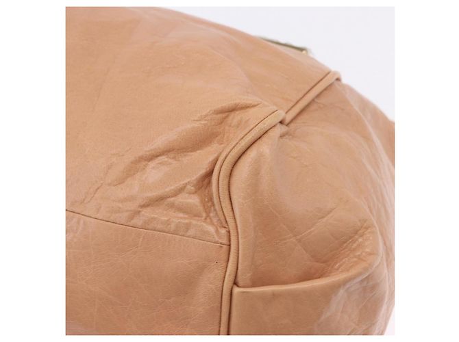 Chloé Borsa a mano Chloe Etel in pelle 2way Beige Gold Auth ka5954A D'oro - vista 15