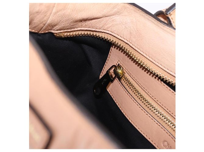 Chloé Borsa a mano Chloe Etel in pelle 2way Beige Gold Auth ka5954A D'oro - vista 22