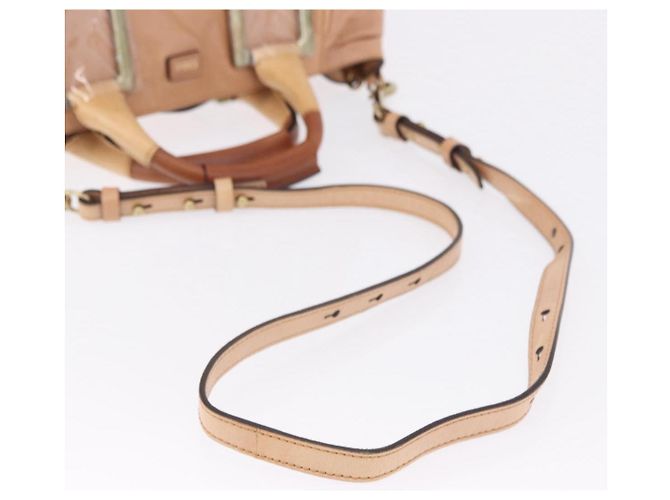 Chloé Borsa a mano Chloe Etel in pelle 2way Beige Gold Auth ka5954A D'oro - vista 9