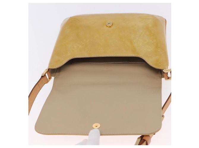 LOUIS VUITTON Monogram Vernis Thompson Street Bag Beige M91301 LV Auth hk4027 - vista 10