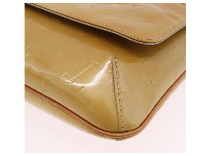 LOUIS VUITTON Monogram Vernis Thompson Street Bag Beige M91301 LV Auth hk4027 - vista 15