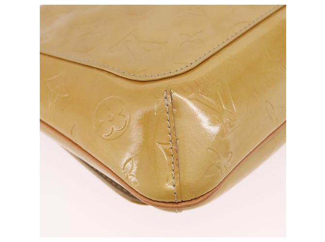 LOUIS VUITTON Monogram Vernis Thompson Street Bag Beige M91301 LV Auth hk4027 - vista 16