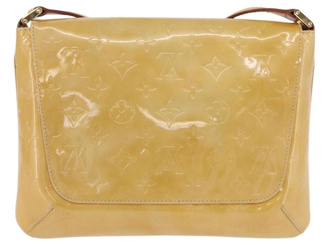 LOUIS VUITTON Monogram Vernis Thompson Street Bag Beige M91301 LV Auth hk4027 - vista 2