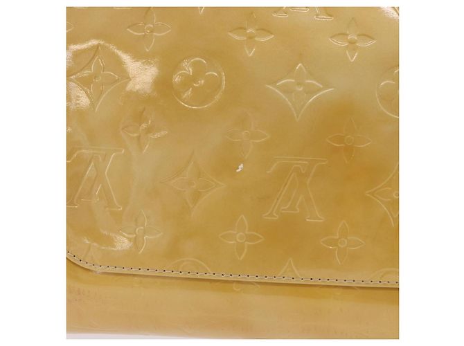LOUIS VUITTON Monogram Vernis Thompson Street Bag Beige M91301 LV Auth hk4027 - vista 3