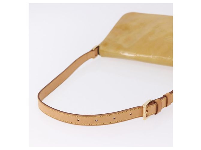 LOUIS VUITTON Monogram Vernis Thompson Street Bag Beige M91301 LV Auth hk4027 - vista 8