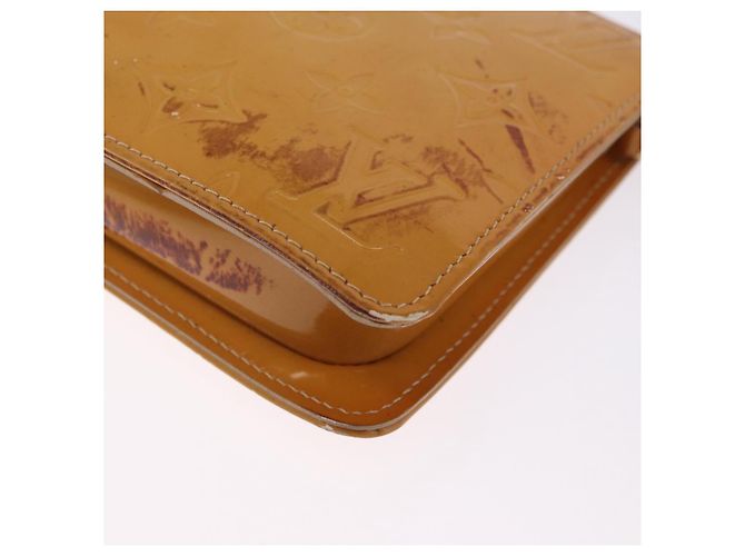 LOUIS VUITTON Monogram Vernis Lexington Pouch Beige M91010 LV Auth BA15398 - vista 10
