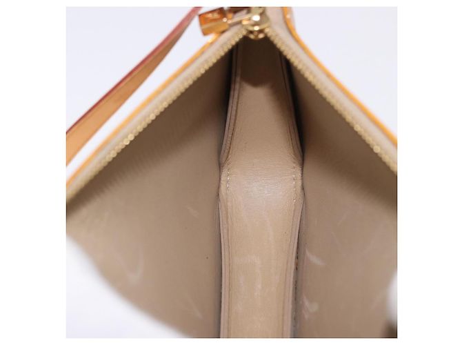LOUIS VUITTON Monogram Vernis Lexington Pouch Beige M91010 LV Auth BA15398 - vista 20