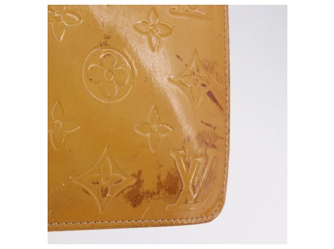 LOUIS VUITTON Monogram Vernis Lexington Pouch Beige M91010 LV Auth BA15398 - vista 4