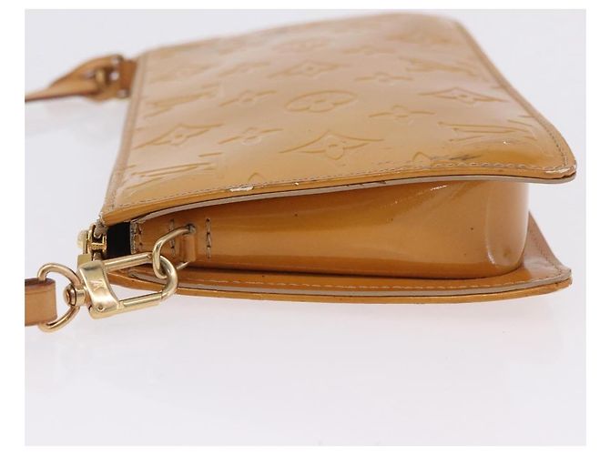 LOUIS VUITTON Monogram Vernis Lexington Pouch Beige M91010 LV Auth BA15398 - vista 6