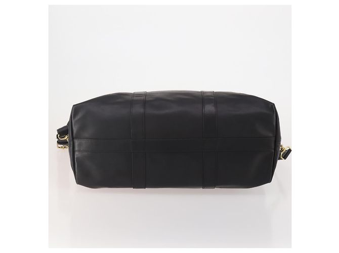 Borsa Boston Coach in pelle 2way nera tono oro Auth 200213 Nero - vista 11