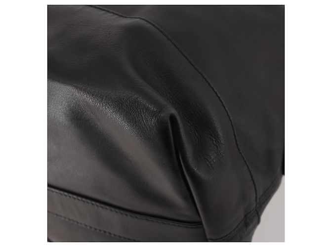 Borsa Boston Coach in pelle 2way nera tono oro Auth 200213 Nero - vista 14