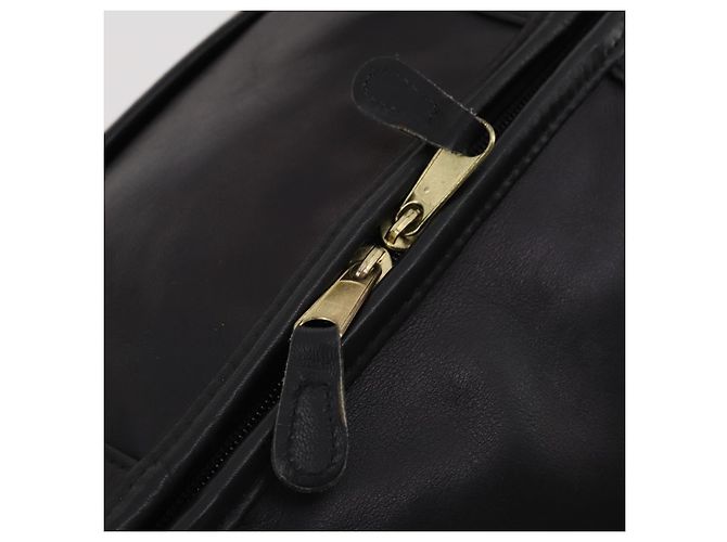 Borsa Boston Coach in pelle 2way nera tono oro Auth 200213 Nero - vista 18