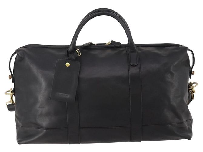 Borsa Boston Coach in pelle 2way nera tono oro Auth 200213 Nero - vista 2