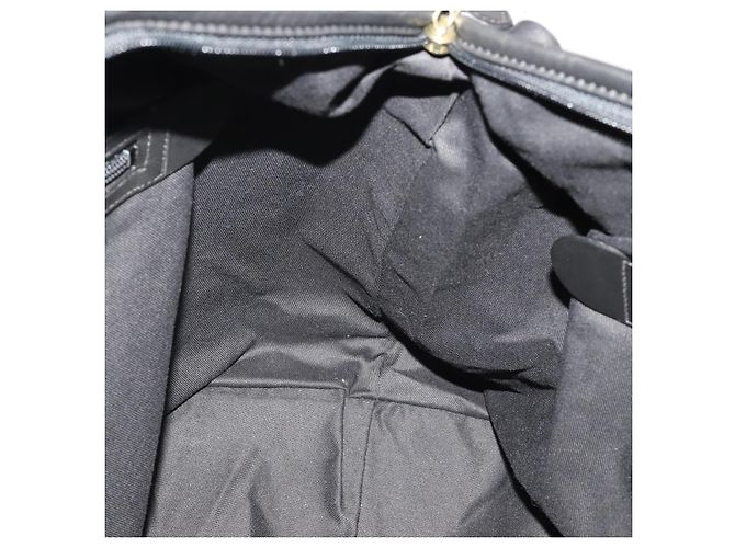 Borsa Boston Coach in pelle 2way nera tono oro Auth 200213 Nero - vista 20