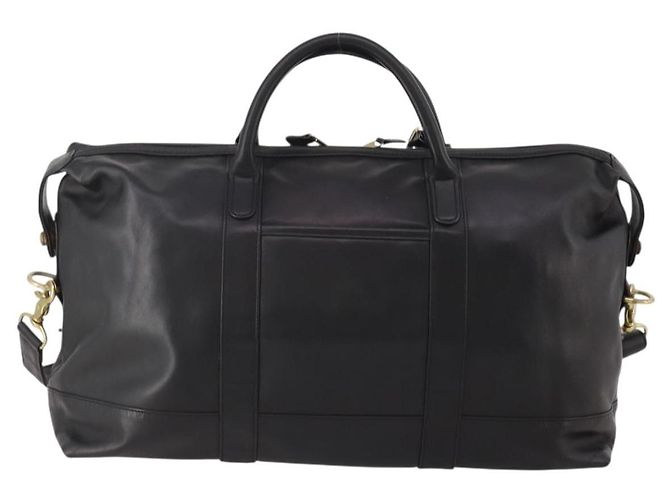 Borsa Boston Coach in pelle 2way nera tono oro Auth 200213 Nero - vista 3