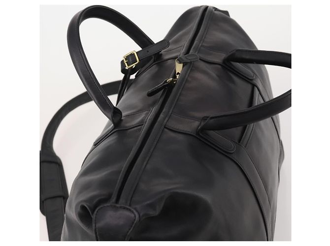 Borsa Boston Coach in pelle 2way nera tono oro Auth 200213 Nero - vista 6