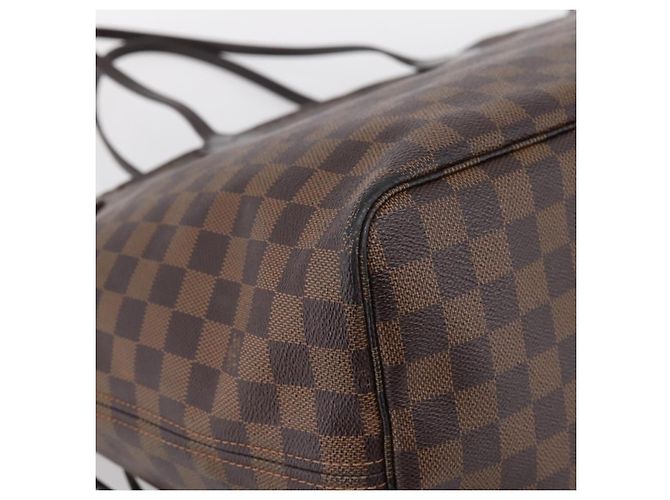 Borsa Tote LOUIS VUITTON Damier Ebene Neverfull GM N51106 LV Auth 199470V - vista 16