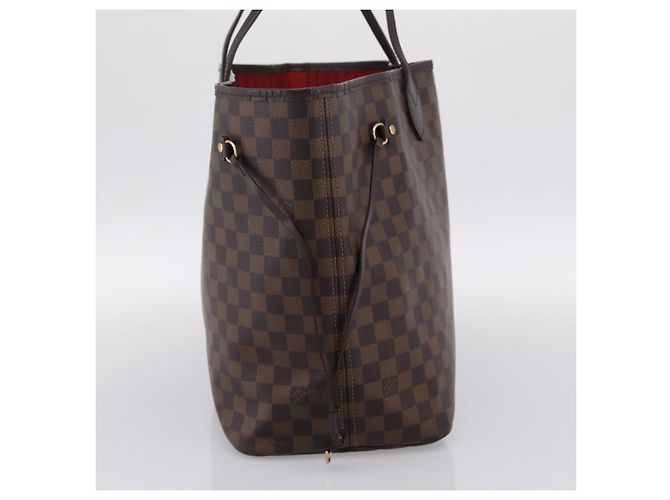 Borsa Tote LOUIS VUITTON Damier Ebene Neverfull GM N51106 LV Auth 199470V - vista 3